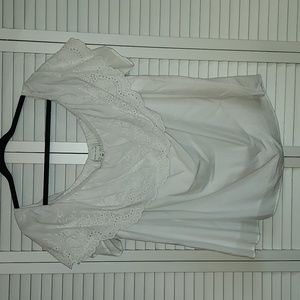 Ava & Viv Women's Plus Size 2X White Top